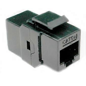 CAT-750B - KEYSTONE COUPLER CAT5E BLK JK-JK