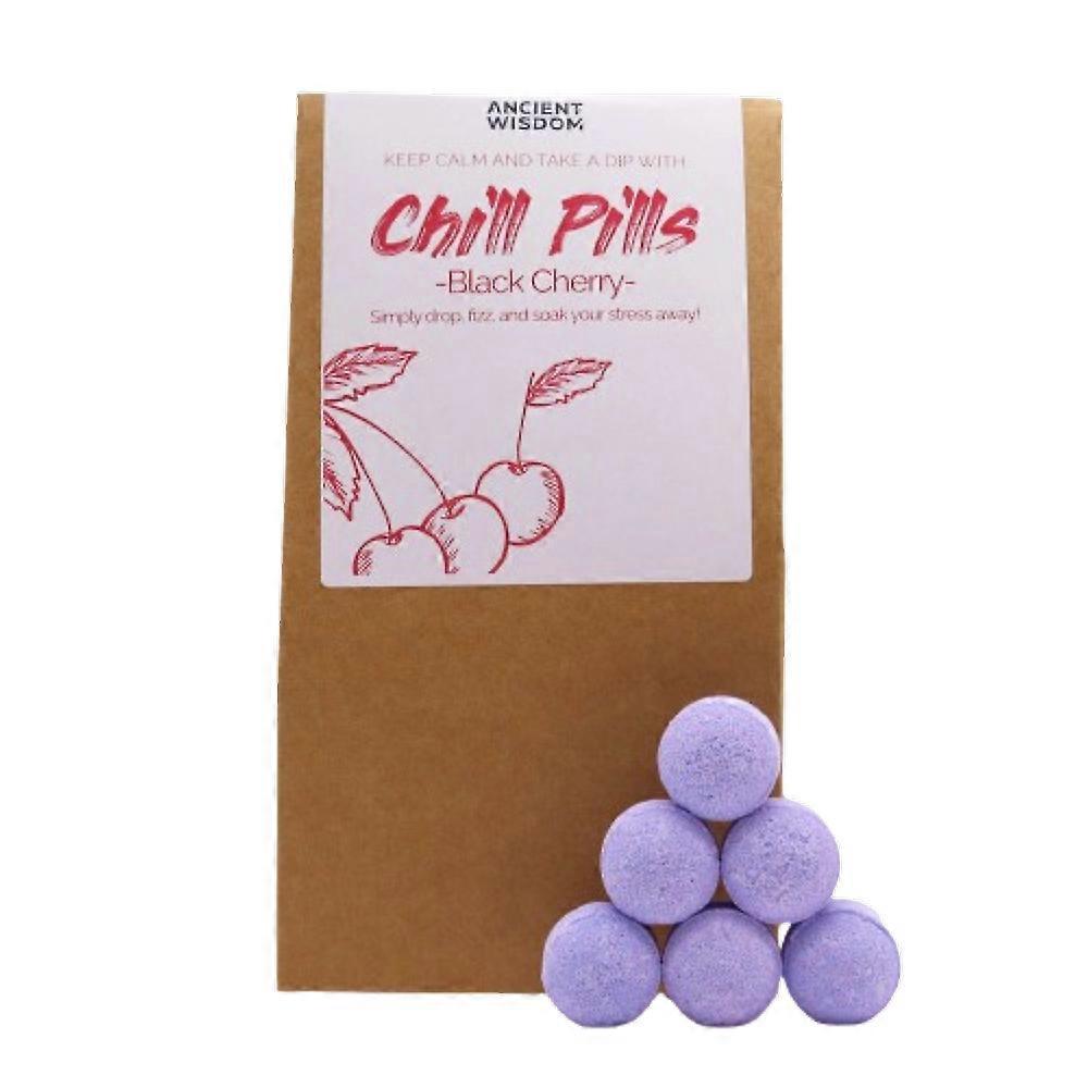 Black Cherry Chill Pills Bath Bomb Gift Pack (350g)