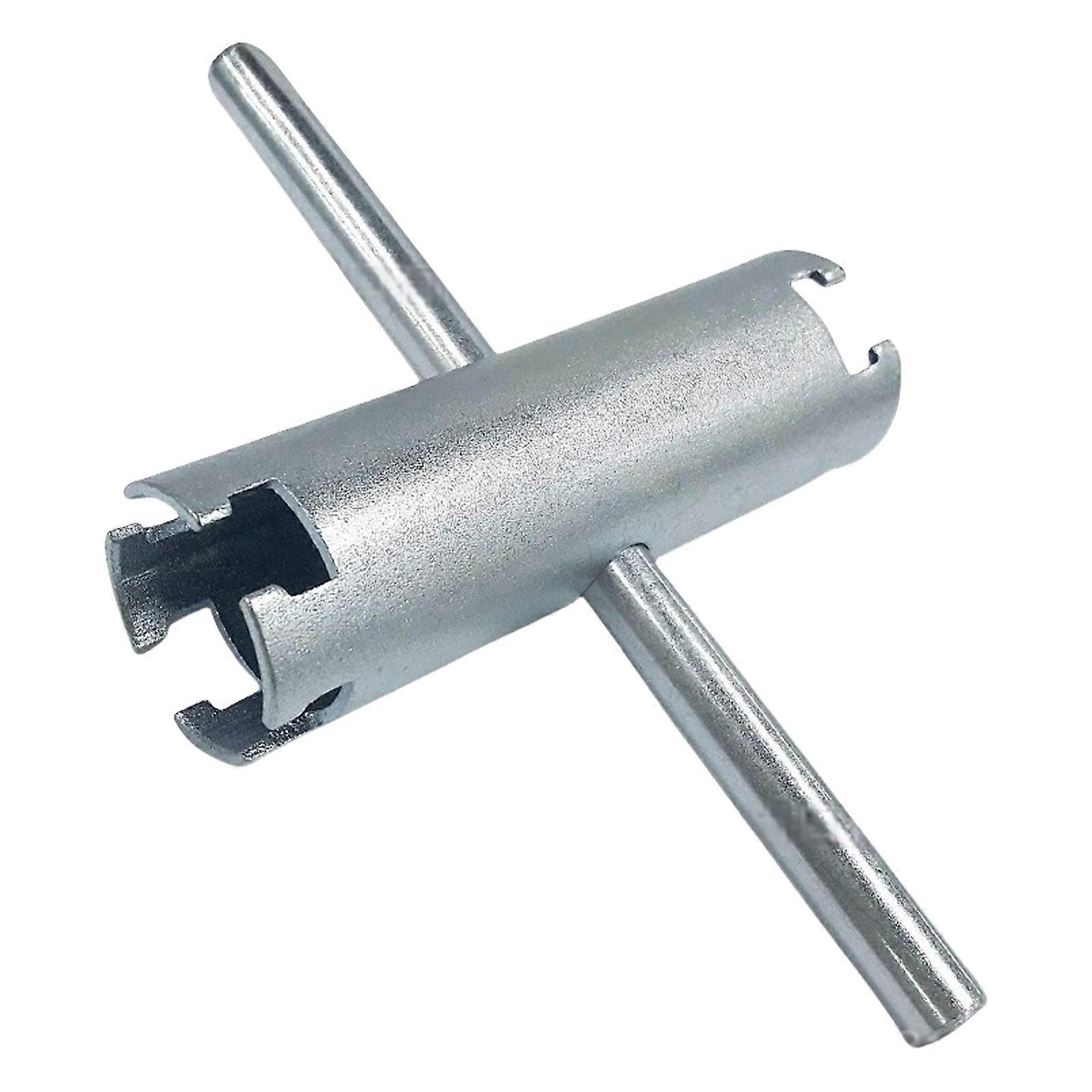 Multifunctional Basket Strainer Wrench Double Ended Wrench Spanner for Pipe Maintenance Professional Plumbers Multicolor