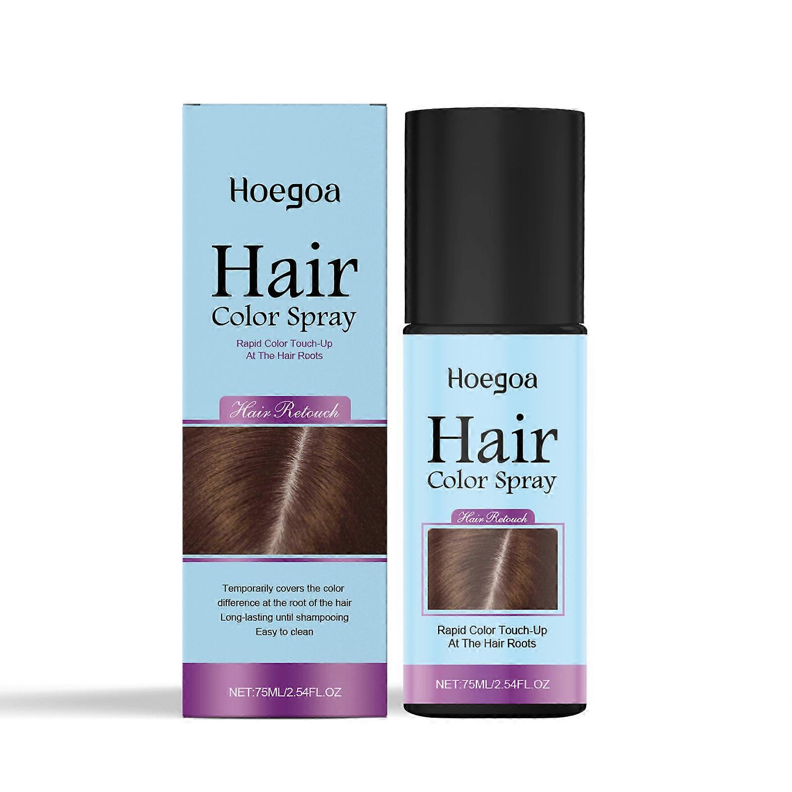 Hoegoa Disposable Complementary Color Spray (Light Brown) Provides Long-Lasting Coverage, Is Easy To Clean And Portable, And Is Gentle And Natural For