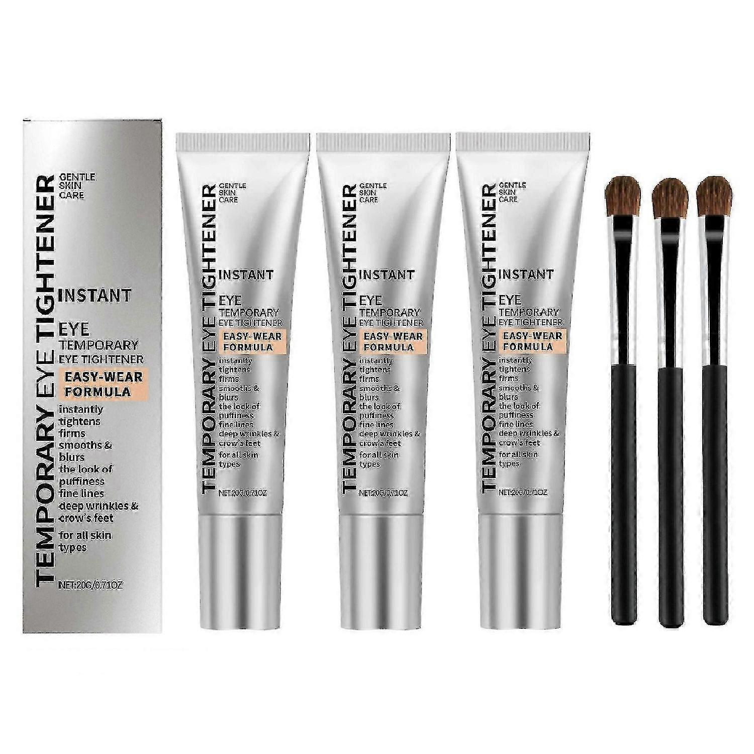 Instant Eye Tightener, קרם מיצוק עיניים זמני מפחית באופן מיידי שקיות מתחת לעיניים, עיגולים שחורים וקמטים, נפיחות, עור מוצק, אנטי אייג'ינג עדין