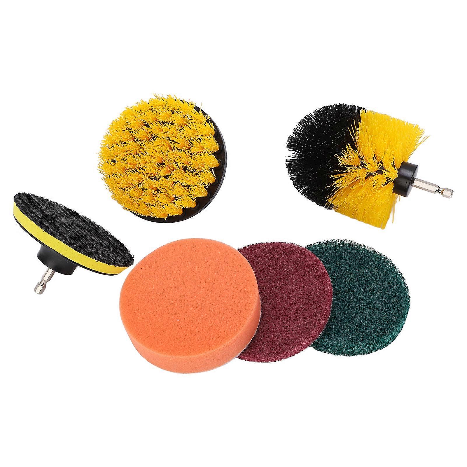 Drill brush scrubber for kitchen and bathroom - 6Pcs set