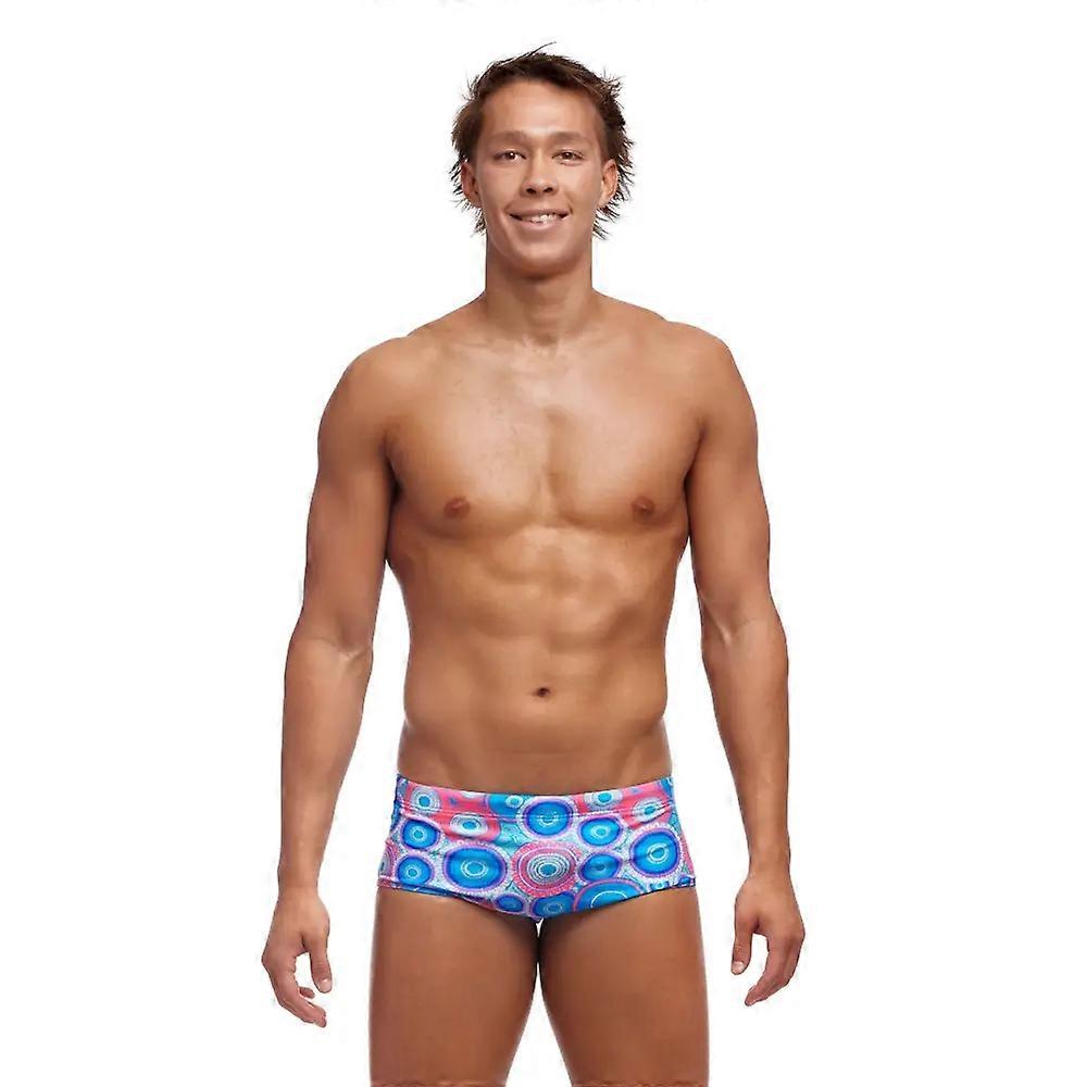 Funky Trunks Bundjalung Bleu Sidewinder Trunks - Bleu