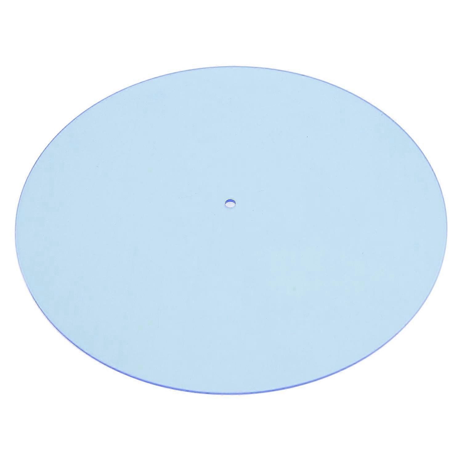 Turntable Mat Transparent Acrylic Reduce Static Dust Noise Record Platter Slipmat for 12 Inch Vintag