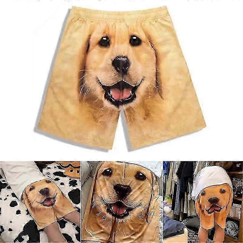 Söpöt koiran pyjamashortsit miehille, miesten pyjamahousut lounge-yöasut