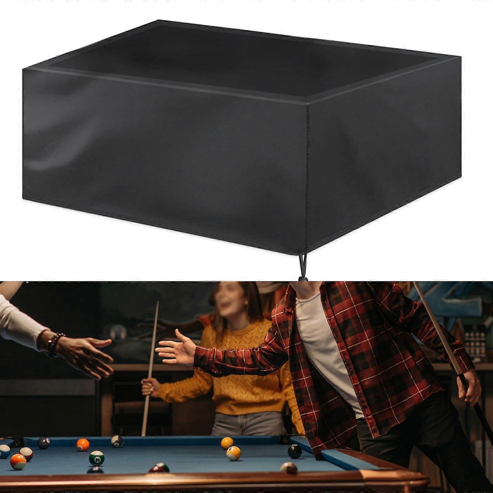 Full Range of Coverage Outdoor Pool Table Cover Oxford Cloth 210D 225x116x82 cm