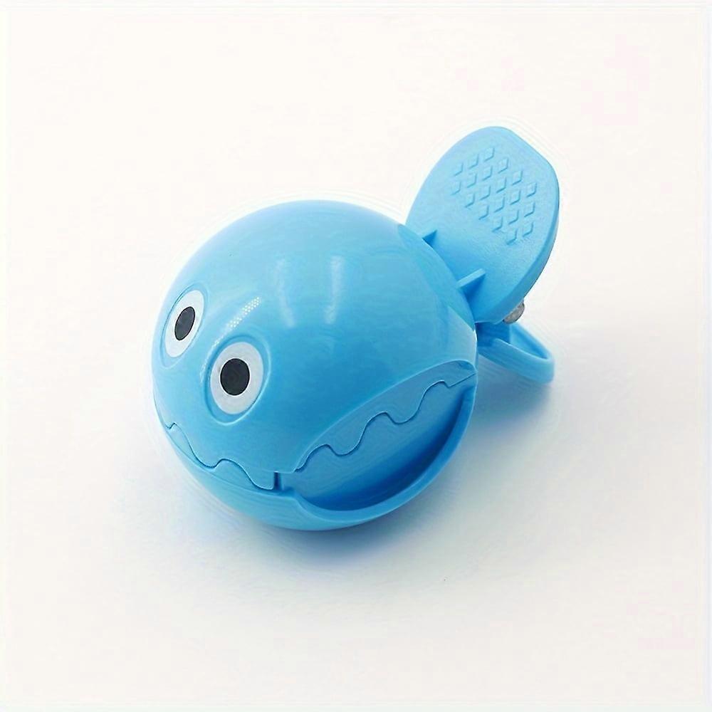 Festive Cartoon Fish Desk Clip - Portable Pencil Sharpener with Trash Bin Function - Safe for All Ages - ABS Material