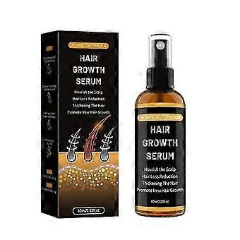 Hochwirksames Haarwuchs-Serum-Spray für Männer und Frauen, beschleunigt das Haarwachstum, beugt Haarausfall vor, mit Rosmarinöl, Rizinusöl und Biotin, 6-mal pro Woche