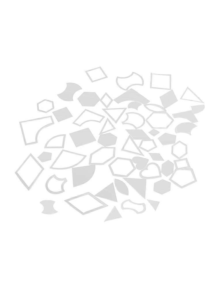 Patchwork Template Set of 54 Ruler Quilt Patchwork Sewing DIY Tool Craft