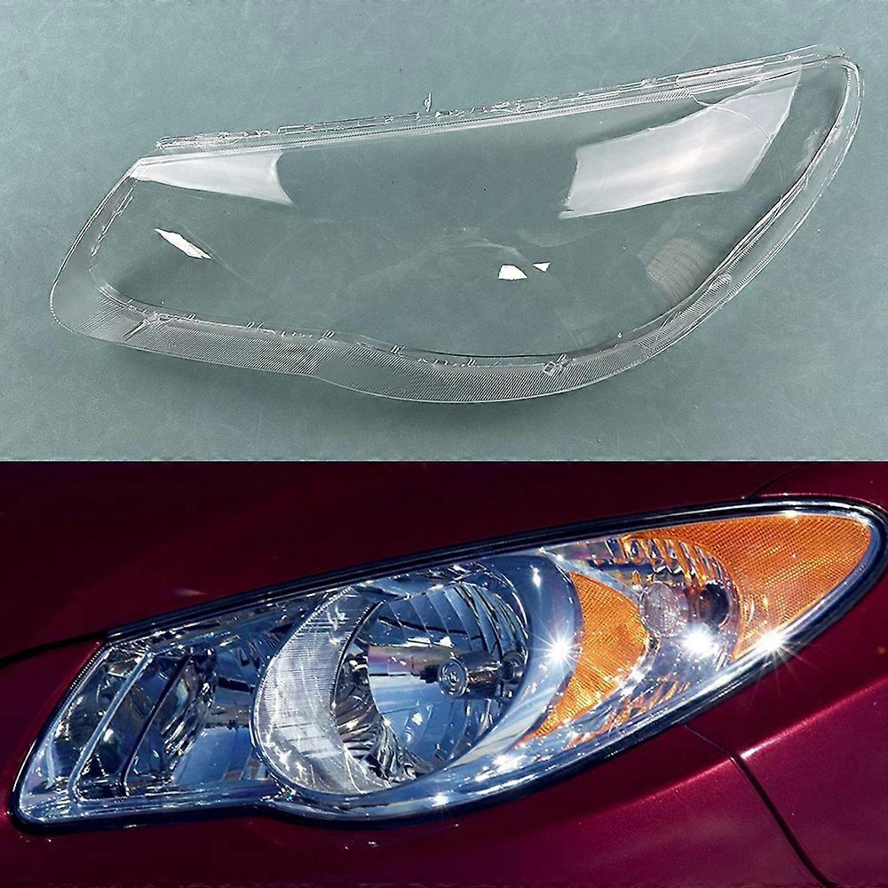 For Hyundai Elantra Sedan 2010 Headlamp Shell Headlight Cover Transparent Lamp Shade Lens Plexiglass Replace Original Lampshade