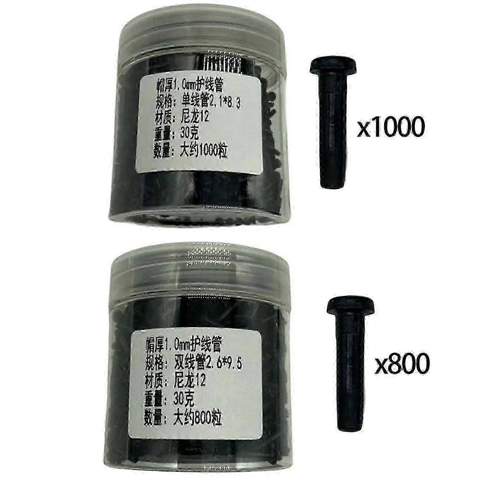 Badminton Racket Racquet Grommets Eyelets Durable Wire Guards Black Replacement Stringing Machines Tools for Equipment Repairing