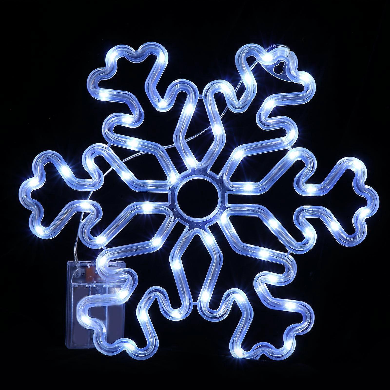 1Pcs Snowflake LED Light for Xmas Indoor White Modeling Decorative Light