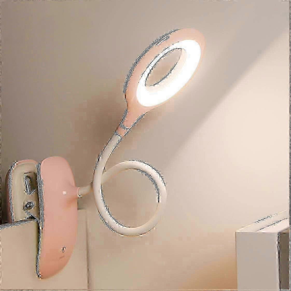 Dimmable Eye Care Clip-on LED Reading Lamp for Table Lighting