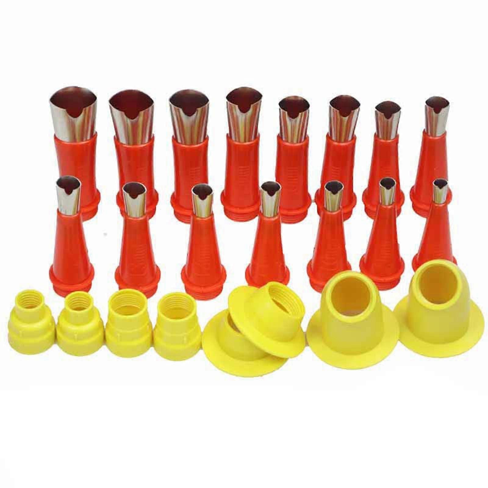 YiFudd Family Use Integrated Rubber Nozzle Tool Kit with Base, Stainless Steel Caulking Applicator - Compatible with Home Coating