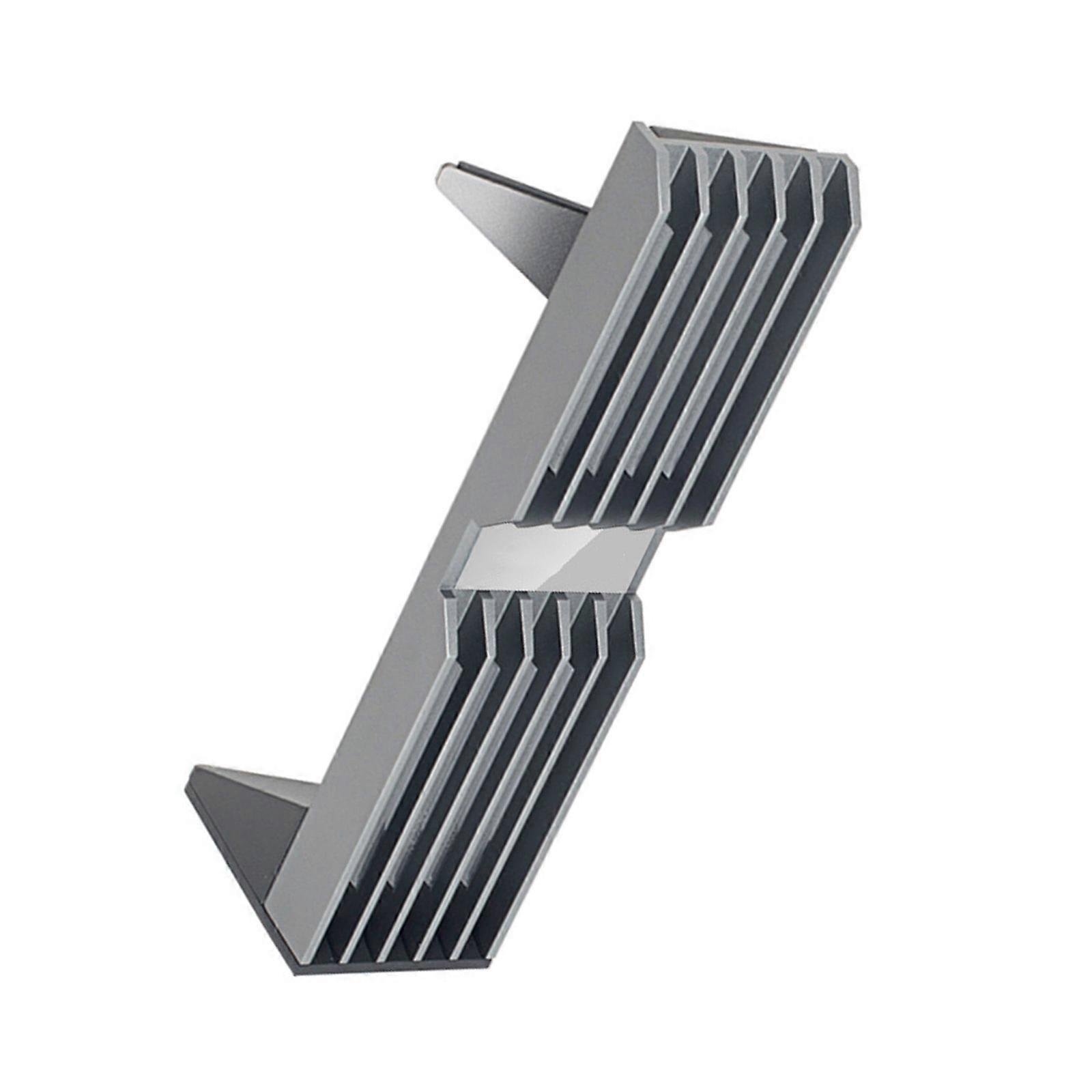 Graphics Card Bracket Holder Color Illuminating and Magnetic Vertical Mounting Bracket Aluminum Stand  Gray