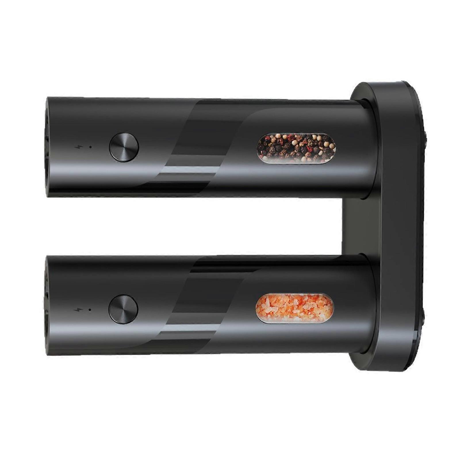 Automatic Adjustable Spices Grinder For Cooking Rechargeable Design With Transparent Window Kitchen Accessory Multicolor