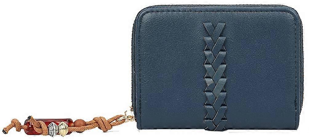 Long and Son Woven Detail Purse - Navy
