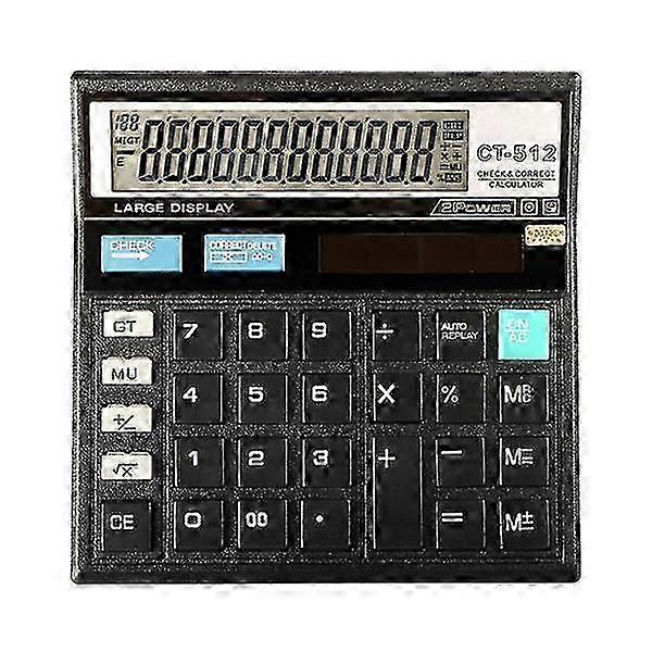 1 Pc Financial Mini Calculator Safe Simple Accounting Calculator Desktop Calculator Desk Calculator for Inside Home, Black