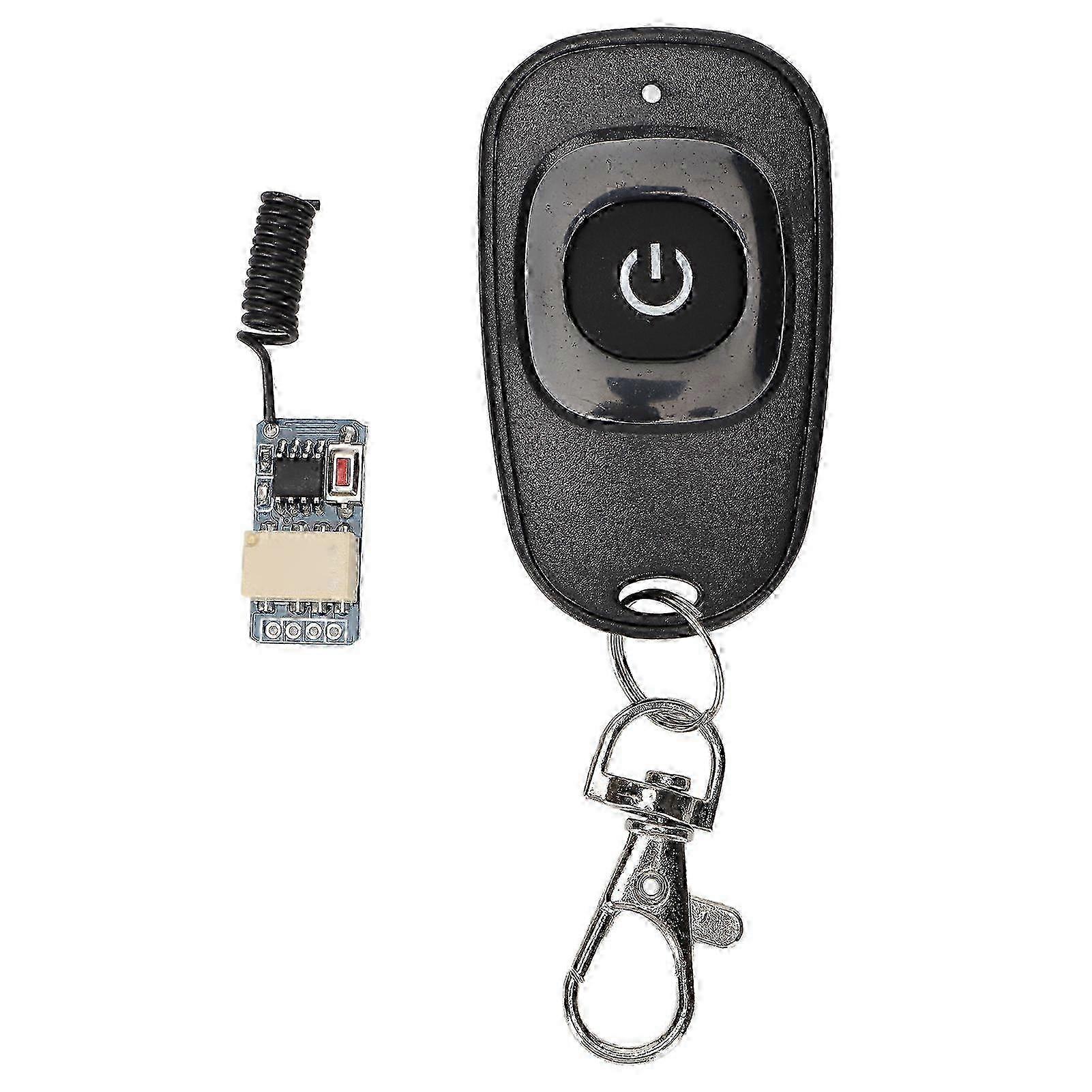Wireless Remote Control Switch DC12V Single Button Relay RF Transmitter for Car Remote Control Smart Home