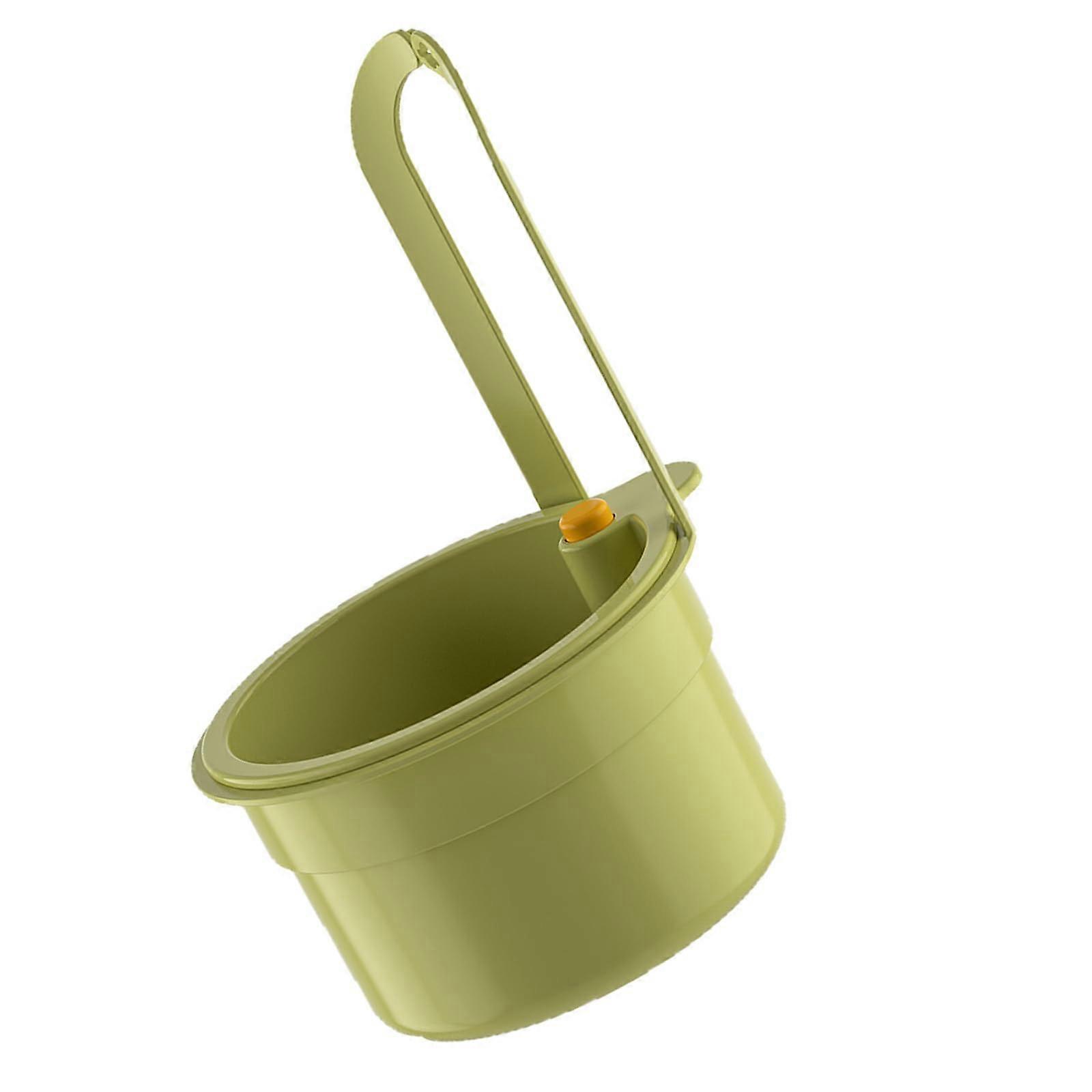 Quick Setup Basket SpaceSaving Kitchen Organization Knot Strainer Kitchen Filter Tray Sponge Holder Green