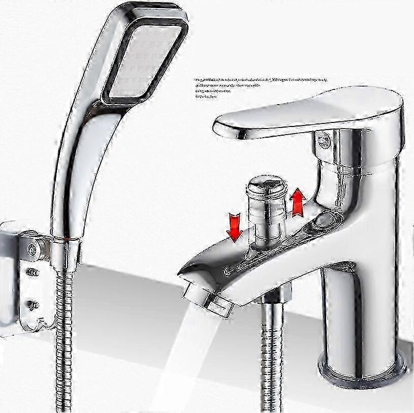 Corrosion-resistant shower mixer compatible with sink with dual-function design