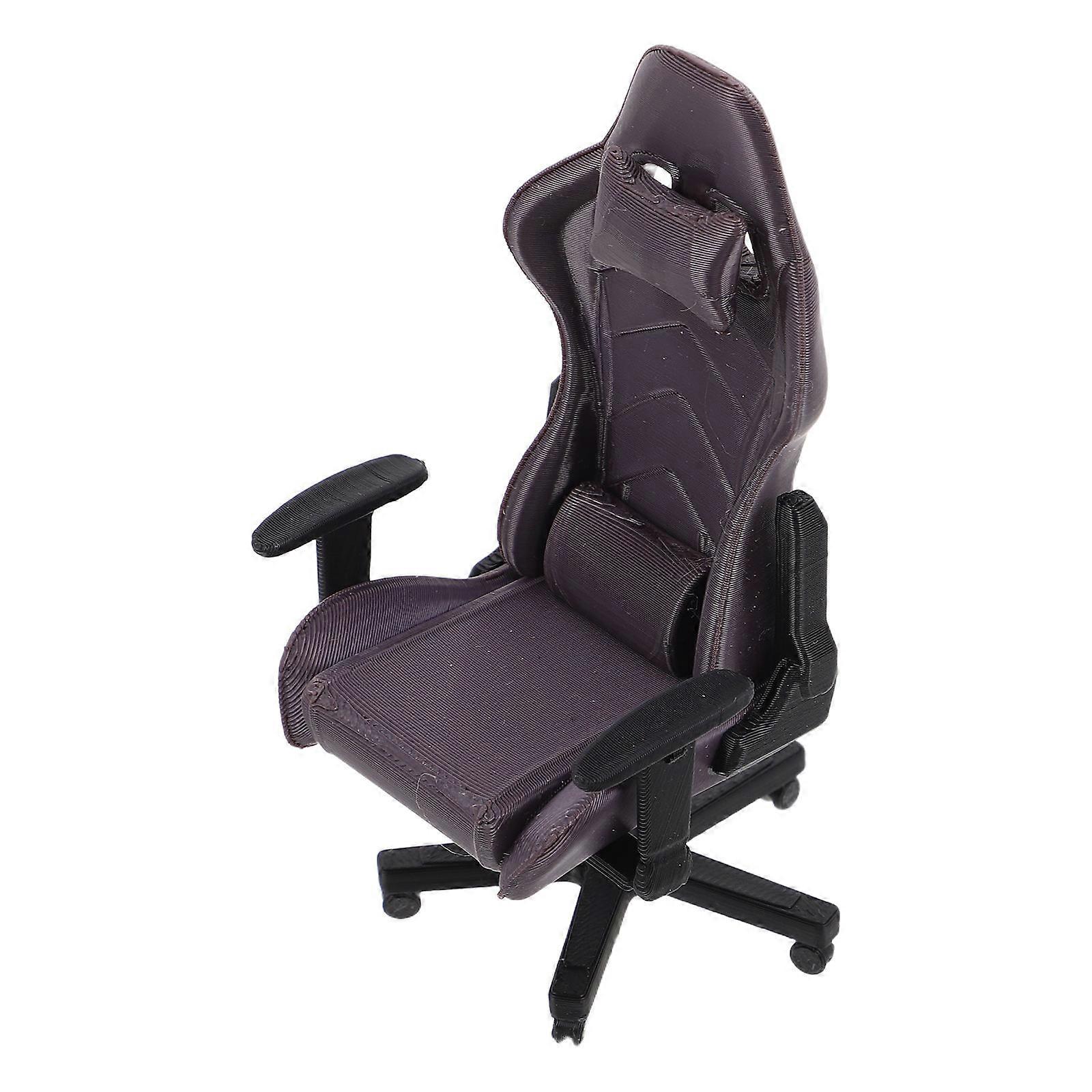 Realistic Miniature Computer Chair Model For Dollhouse Accessories And Office Decor Ideal For Collection Display 1Pc