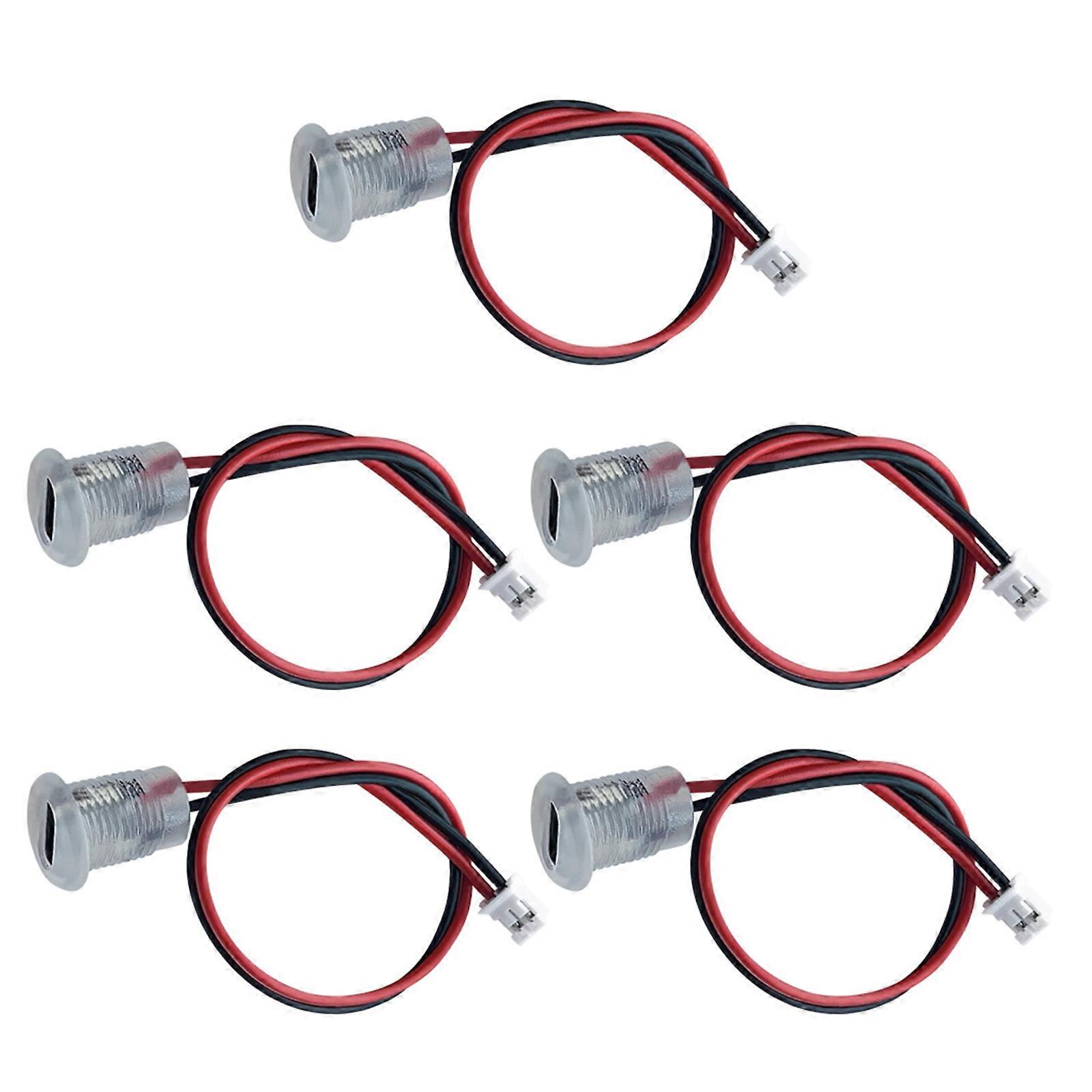 5Pcs 2Pin θηλυκή διεπαφή φόρτισης υποδοχών συνδετήρων υποδοχών τύπων Γ αδιάβροχη θηλυκή με το καλώδιο εύκολο στη χρήση πολύχρωμο