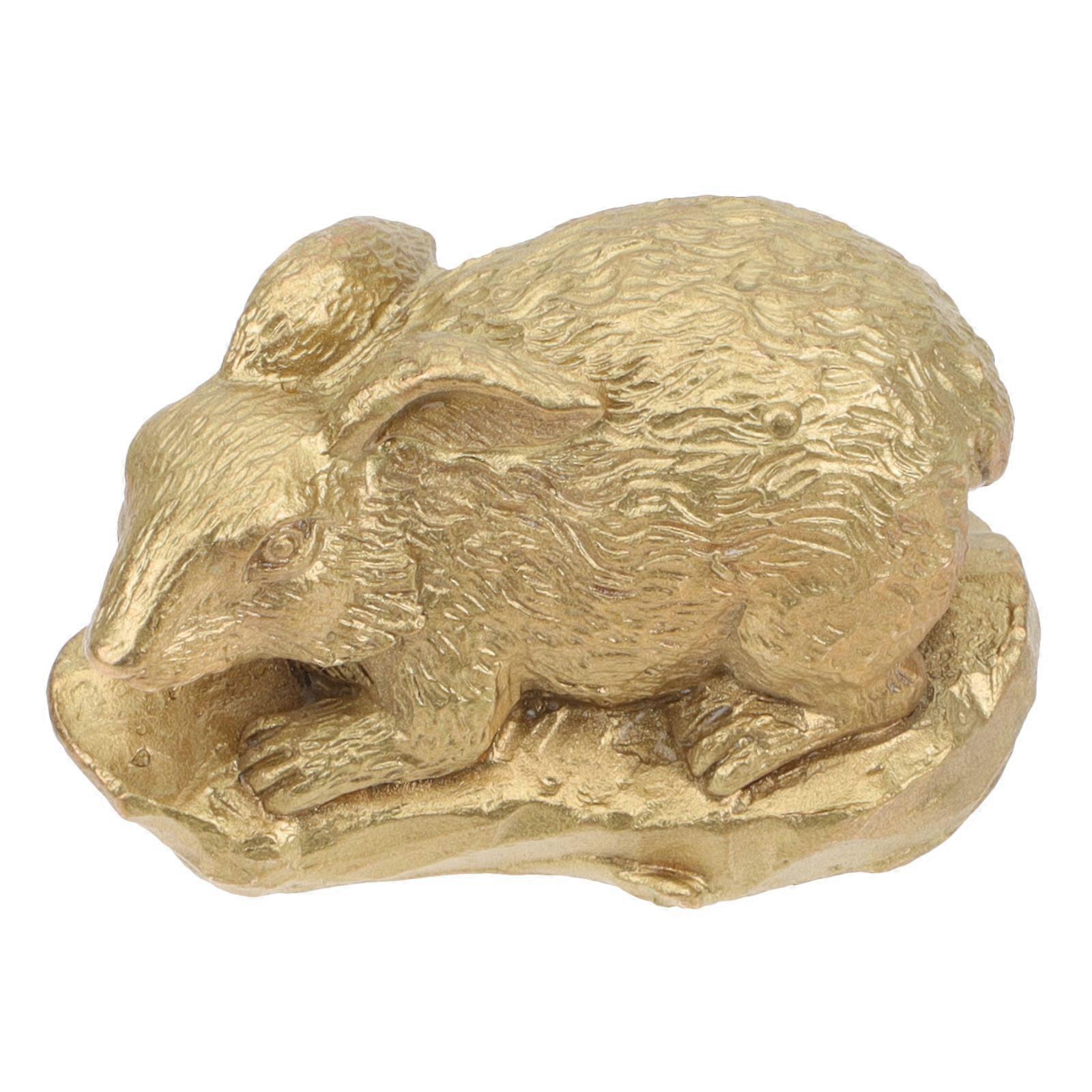 Copper Rabbit Shape Adornment for Decorating Unique Home Decor