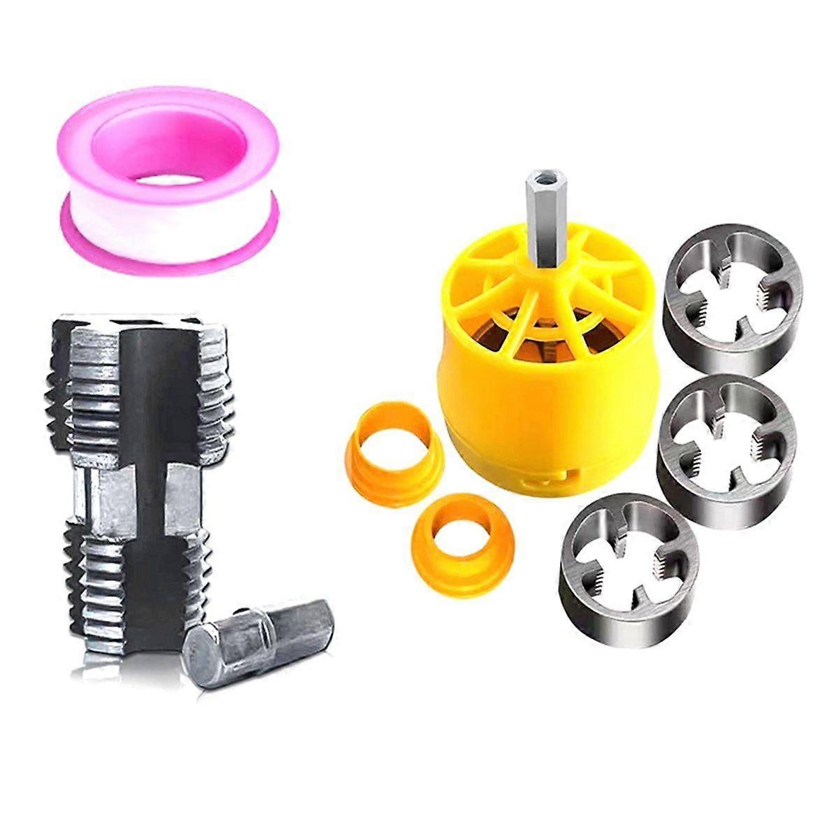 Pipe Threader Kit Electric Manual Tool