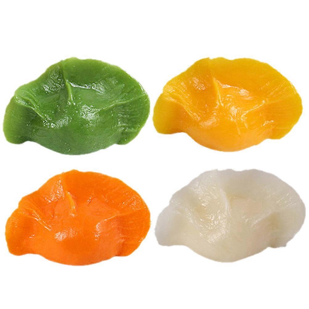 Plastic Dumpling Model 4Pcs Artificial Dumpling for Home Decor