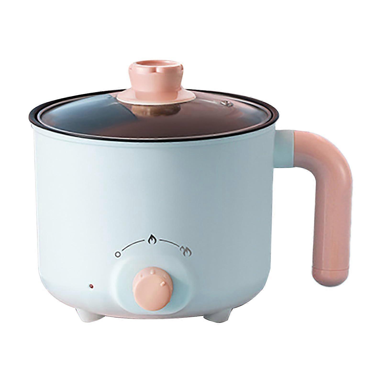 Electric Cooking Pot Fast Heating NonStick with Auto Shut Off for Soup Noodles Dorm Kitchen