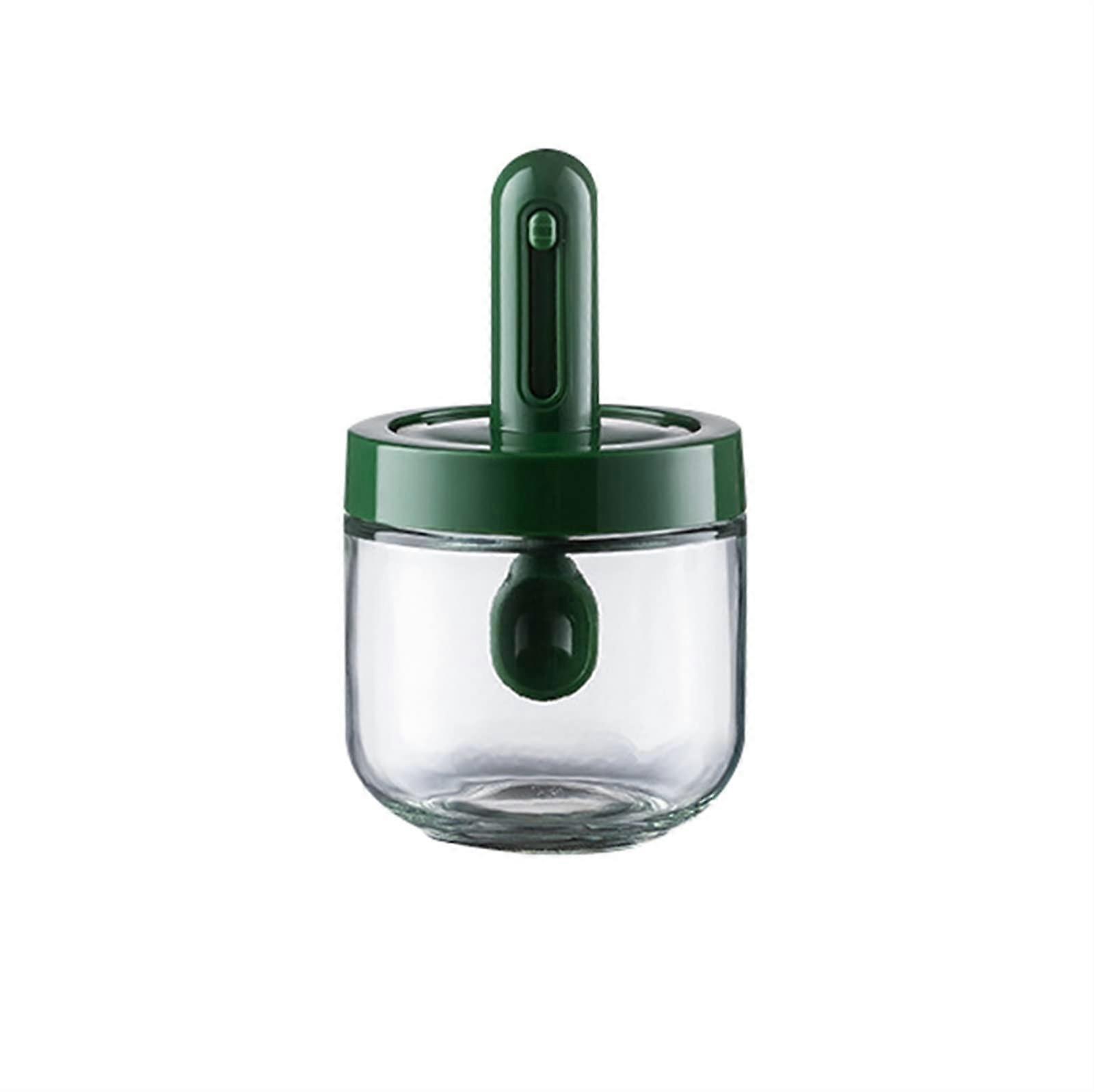 Glass Spice Jars with Secure Seal Lids for Kitchen Spice Storage, Airtight Containers Set