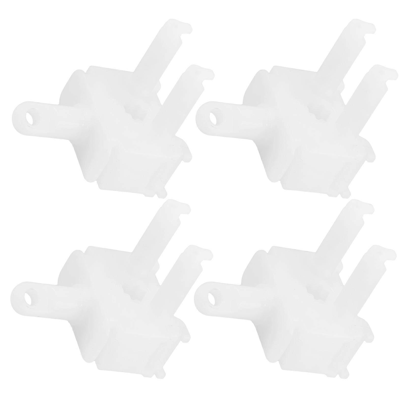 Vertical Blind Wand Control Replacement 4Pcs White Kit for Window Repair