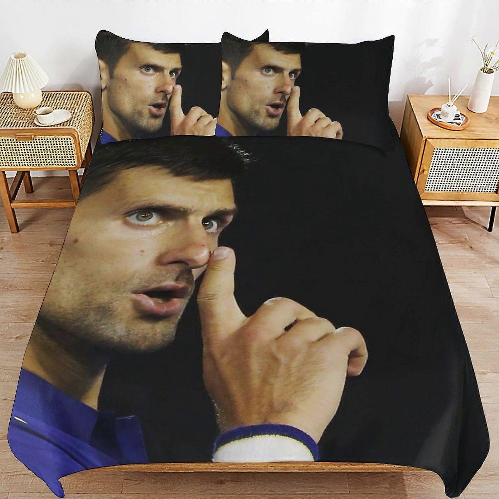 178BF Novak Djokovic Practical Sleep Layer Strong Threads Functional Structure Soft Comfort Duvet Cover Sets Pick CF178
