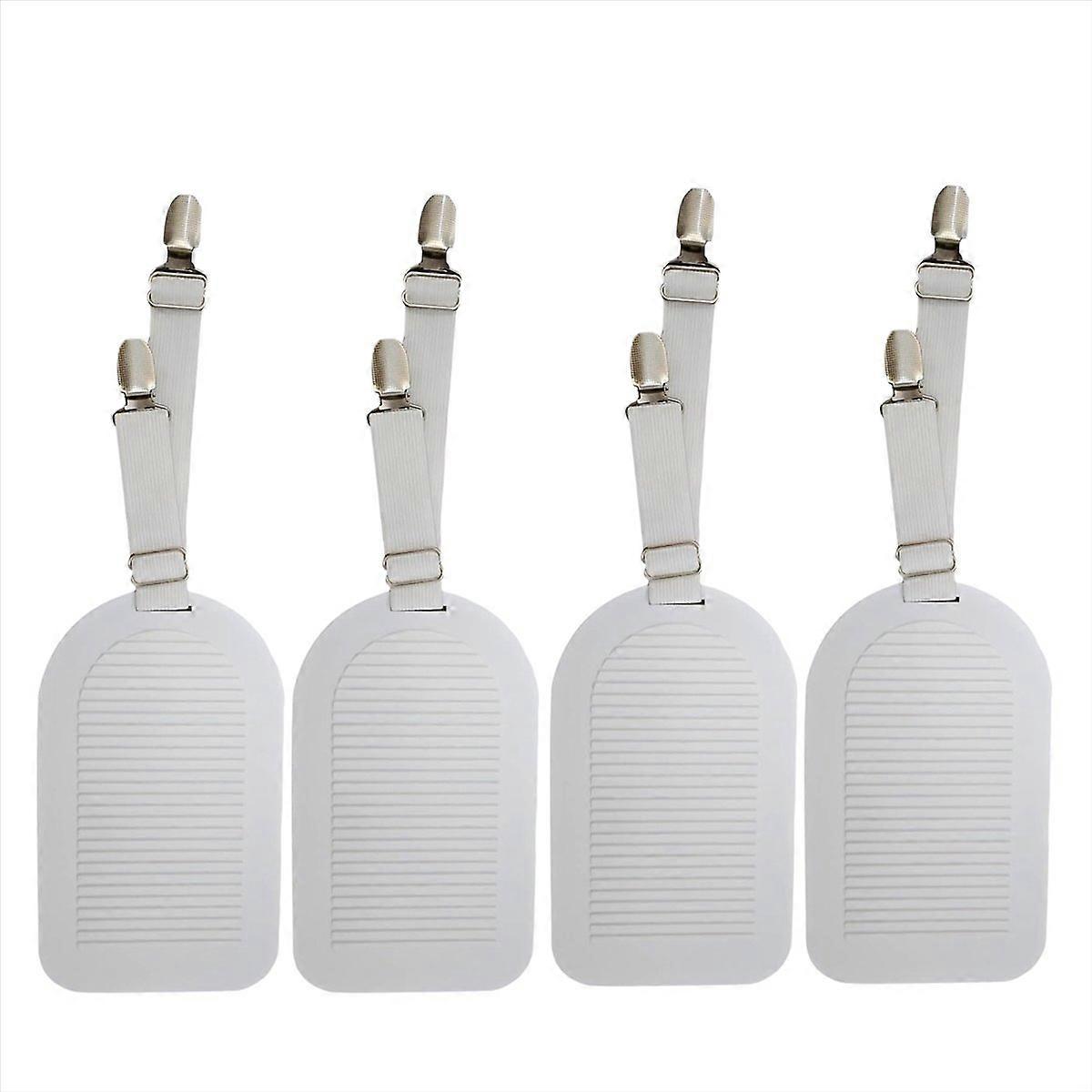 Bed Sheet Holders, 4pcs Adjustable Fitted Sheet Clips