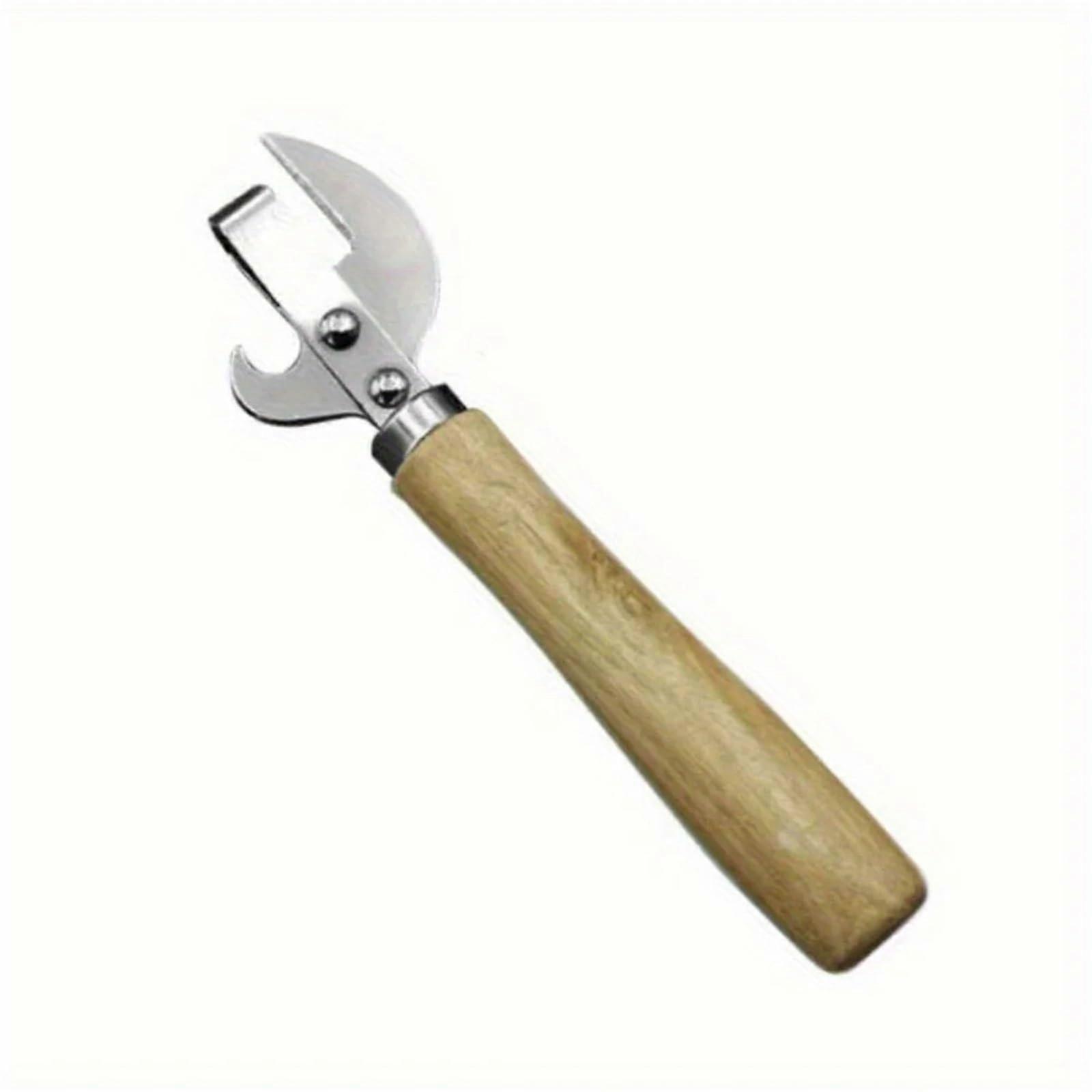 Can Opener with Ergonomic Grip for Arthritic Hands, Multifunction Jar and Bottle Opener