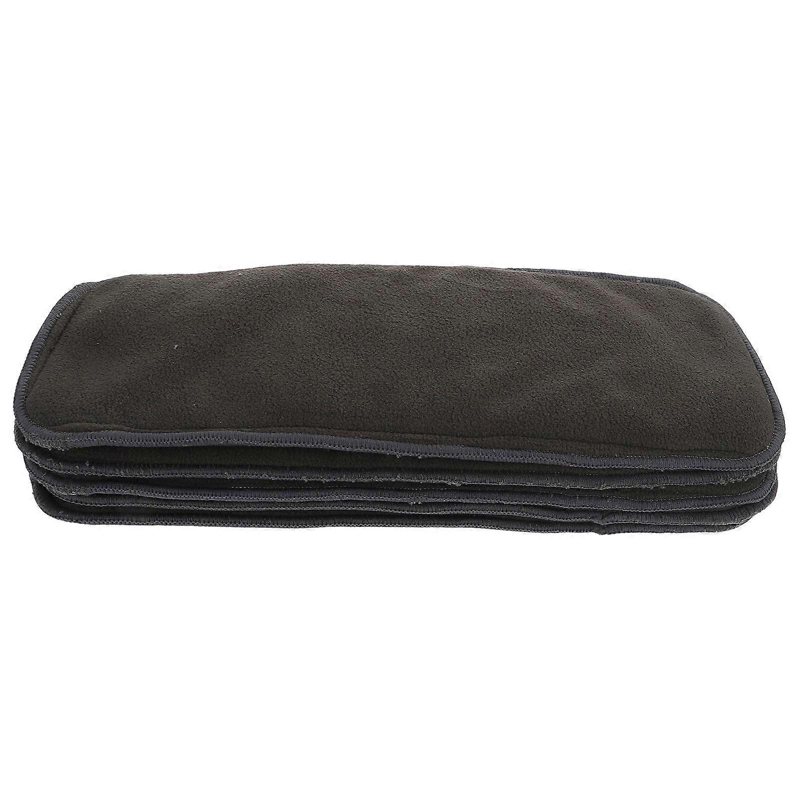 Grey Bamboo Charcoal Baby Diapers for Breathable Use 10Pcs Inserts