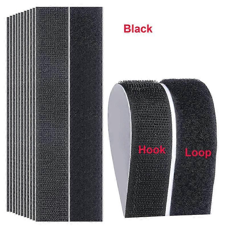 1M/Pair Hook and Loop Fastener Tape Self Adhesive Double-Side Reclosable Hook Loop Strips Tape for Home Accessories 16-100mm