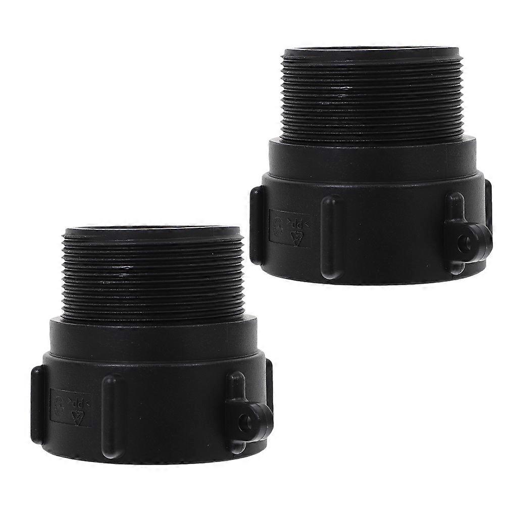 Ibc Tote Adapter Heavy Duty Ibc Tote With Washer Water Coarse Thread To Npt Pipe Thread Ideal For Industrial Use 2Pcs