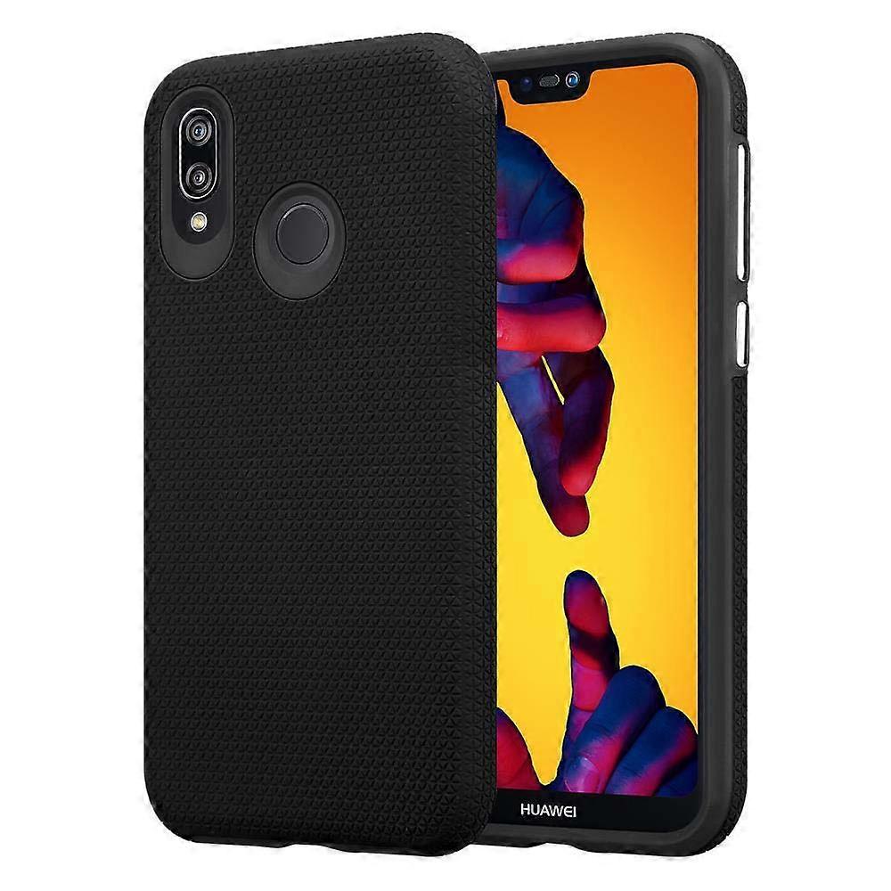 Coque Huawei P20 LITE 2018 / NOVA 3E - Couverture rigide aspect caoutchouc