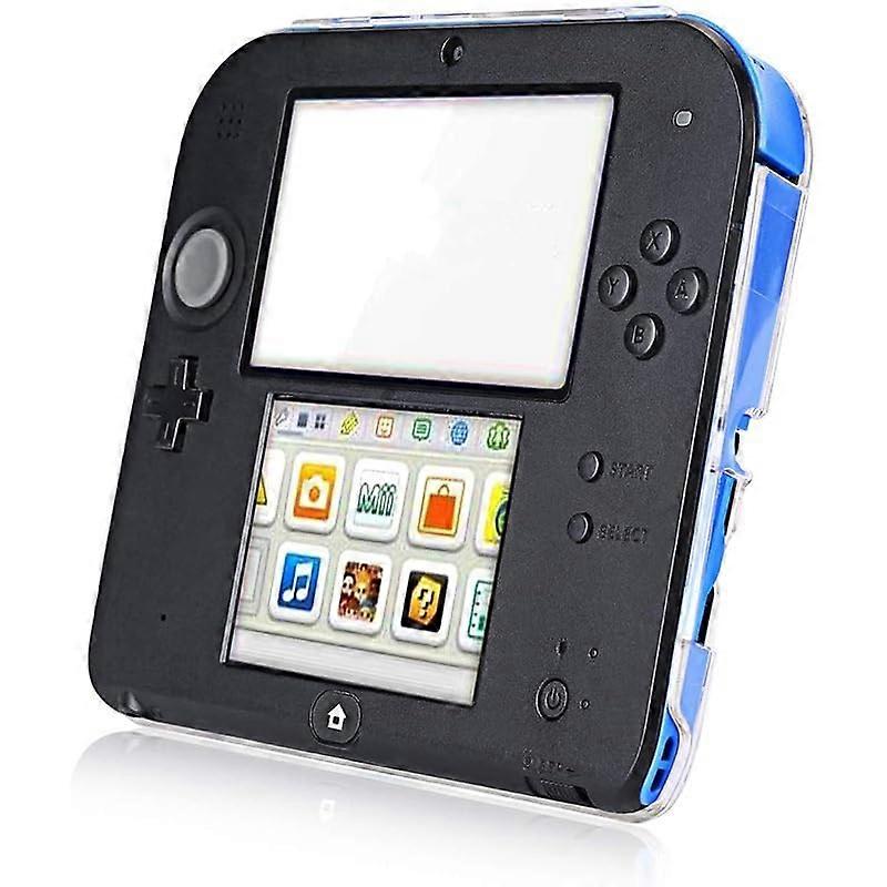 Protective Case for Nintendo 2DS Crystal Clear AntiScratch Cover with Durable NonSlip Grip