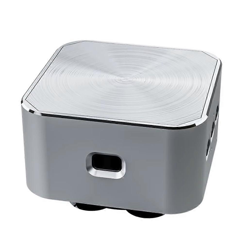 Bone Conduction Bluetooth Speaker Resonant Audio, Wireless Stereo Sound, Silver