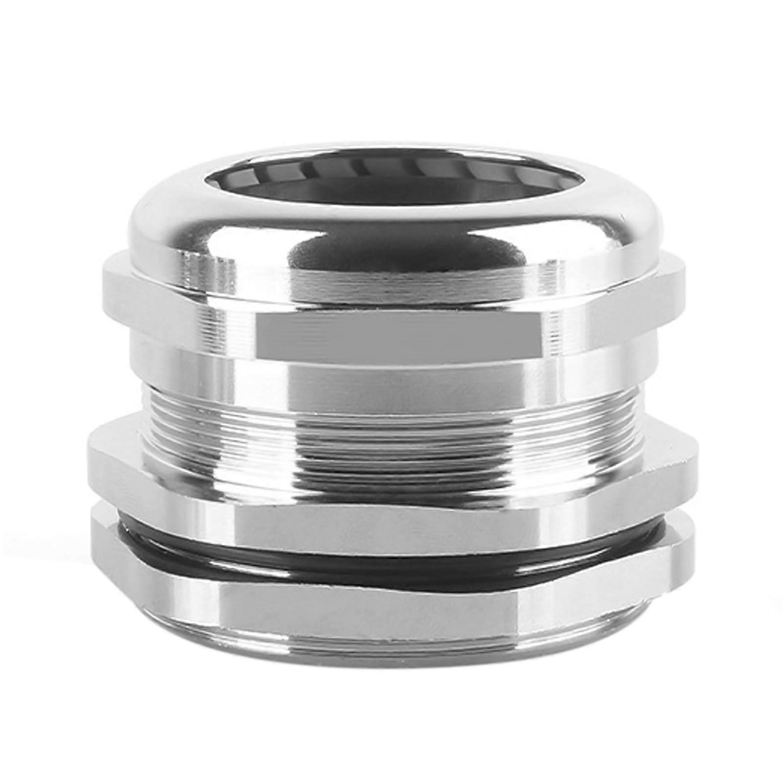 Cable Gland NPT1 1/2, Nickel Plated Brass IP68 Waterproof, Adjustable Cord Grip, Gaskets and Locknut Included 3238mm