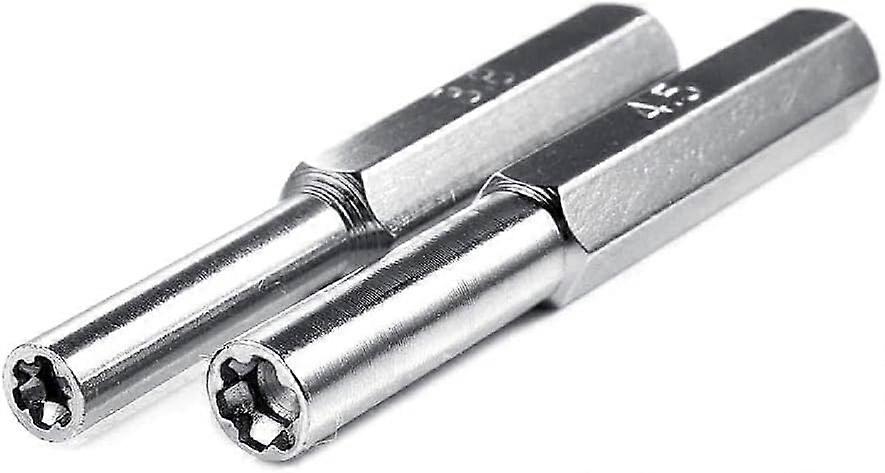 Security Bit Screwdriver Set 4.5mm 3.8mm Stainless Steel for SNES N64 Retro Console