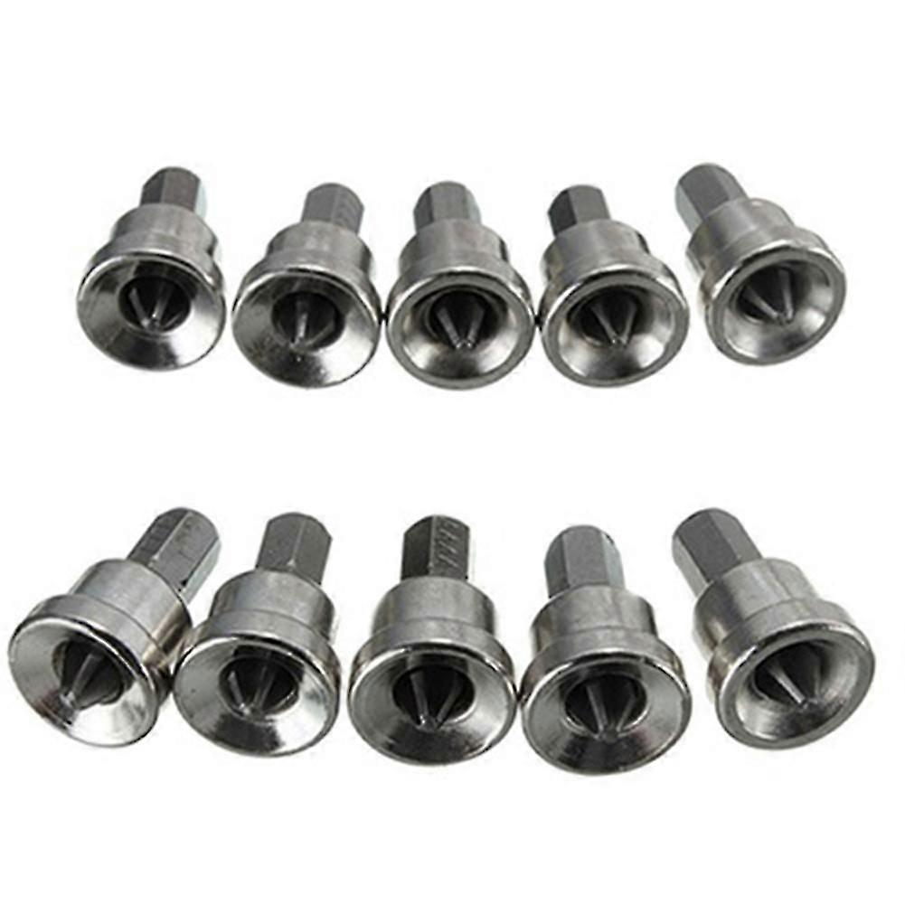 10pcs 25mm Ph2 Dimpler Drilling Bits For Drywall Plasterboard Vanadium Screws