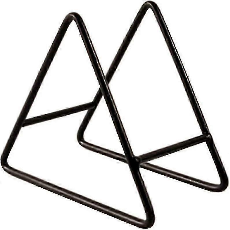 Black Triangle Coaster Storage Rack for Round and Square Coasters