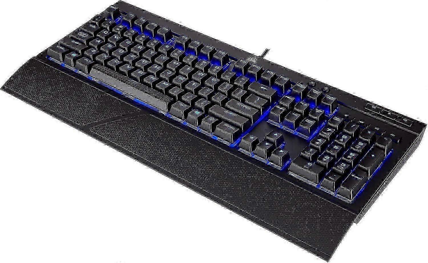 Gaming K68 Mechanical Keyboard, Backlit Blue LED, Cherry MX Blue