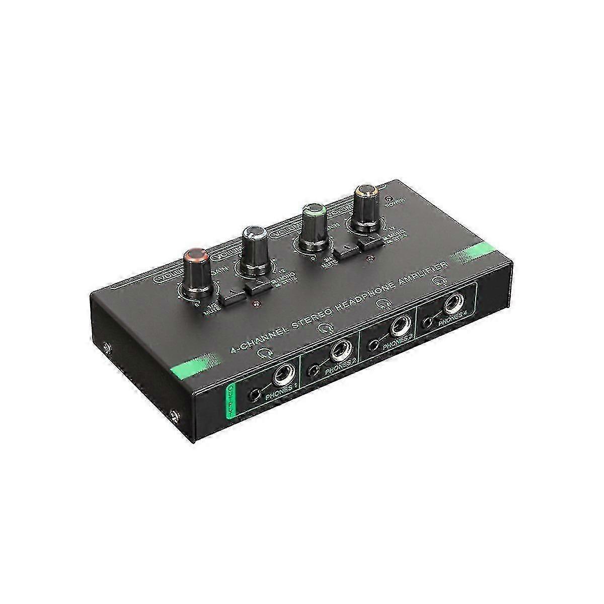 4 Channels Headphone Volume Amplifiers Multiple Volume Adjusters Compatible Stage Percompatiblemances Individual