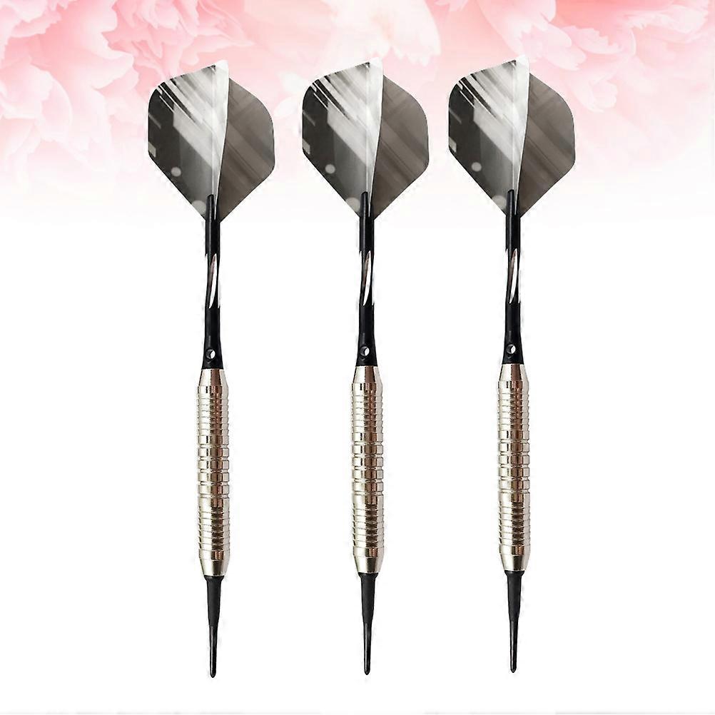 Electronic Darts Pin Type 18 Gram Hard Darts for Playing 1Set Black