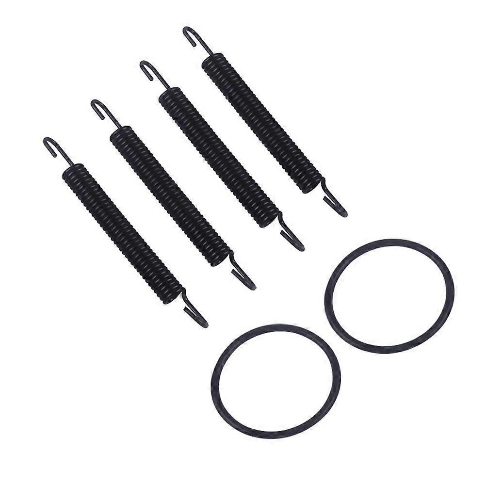 Swivel Spring Exhaust Muffler Kit for Motorcycles 2Sets Pack